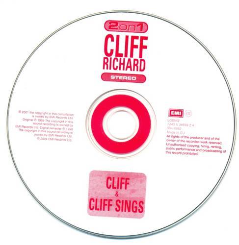 Cliff Richard Cliff and Cliff Sings : CD